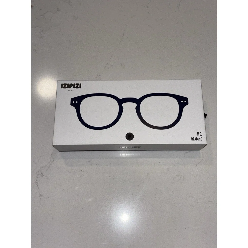 Izipizi Navy Blue Occhiali Da Lettura Reading Glasses #C 1.0 NIB